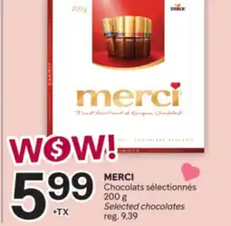 Brunet MERCI Chocolats sélectionnés offer