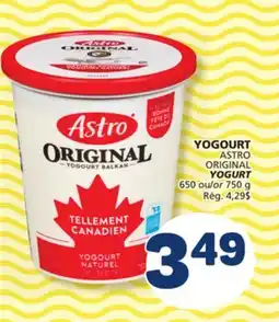 Marché Bonichoix ASTRO ORIGINAL YOGURT offer