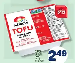 Marché Bonichoix SUNRISE TOFU offer