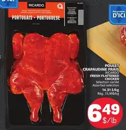 Marché Bonichoix FRESH FLATTENED FRESH FLATTENED CHICKEN offer