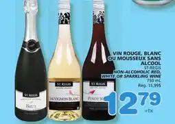 Marché Bonichoix ST-REGIS NON-ALCOHOLIC RED, WHITE OR SPARKLING WINE offer
