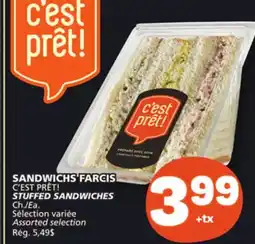 Marché Bonichoix C'EST PRÊT! STUFFED SANDWICHES offer