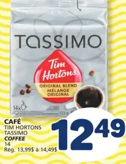 Marché Bonichoix TIM HORTONS TASSIMO COFFEE offer