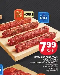 Marché Bonichoix FRESH SEASONED PORK KOFTAS offer