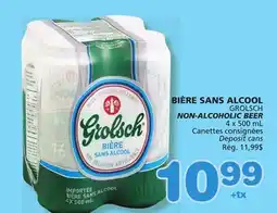 Marché Bonichoix GROLSCH NON-ALCOHOLIC BEER offer