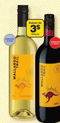 Marché Bonichoix WALLAROO TRAIL RED OR WHITE WINE offer