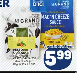 Marché Bonichoix LE GRAND PESTO OR SAUCE offer