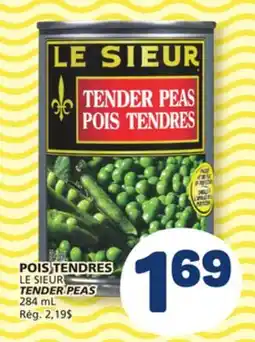 Marché Bonichoix LE SIEUR TENDER PEAS offer