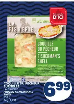 Marché Bonichoix LA FISHERIE FROZEN FISHERMAN'S SHELL offer