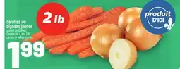 Metro CAROTTES OU OIGNONS JAUNES | CARROTS OR YELLOW ONIONS offer