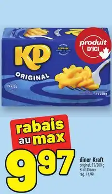 Metro DÎNER KRAFT | KRAFT DINNER offer