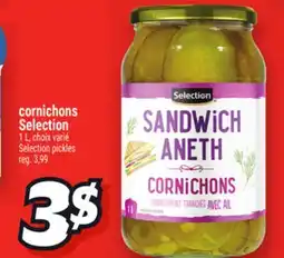 Metro CORNICHONS SELECTION | SELECTION PICKLES offer
