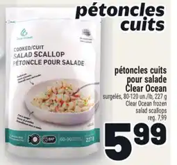Metro PÉTONCLES CUITS POUR SALADE CLEAR OCEAN | CLEAR OCEAN FROZEN SALAD SCALLOPS offer