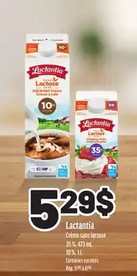 Metro LACTANTIA CRÈME SANS LACTOSE offer