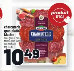 Metro CHARCUTERIE GRAN PIATTO MASTRO | MASTRO GRAN PIATTO DELI COLD CUTS offer
