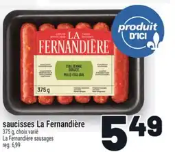 Metro SAUCISSES LA FERNANDIÈRE | LA FERNANDIÈRE SAUSAGES offer