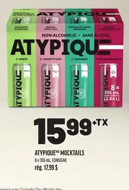 Metro ATYPIQUE MOCKTAILS offer