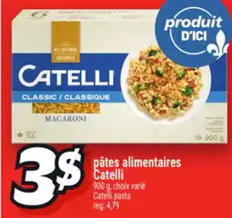 Metro PÂTES ALIMENTAIRES CATELLI | CATELLI PASTA offer
