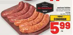 Metro SAUCISSES FRAÎCHES | FRESH SAUSAGES offer