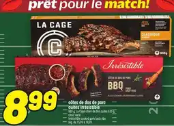Metro CÔTES DE DOS DE PORC CUITES IRRÉSISTIBLE | IRRÉSISTIBLE COOKED PORK BACK RIBS offer