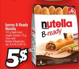 Metro BARRES B‑READY NUTELLA | NUTELLA B-READY BARS offer
