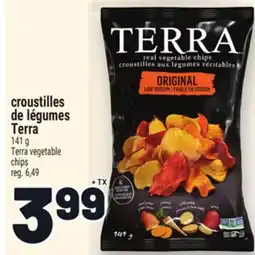 Metro CROUSTILLES DE LÉGUMES TERRA | TERRA VEGETABLE CHIPS offer