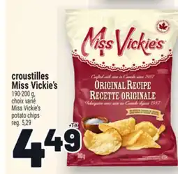 Metro CROUSTILLES MISS VICKIE'S | MISS VICKIE'S POTATO CHIPS offer