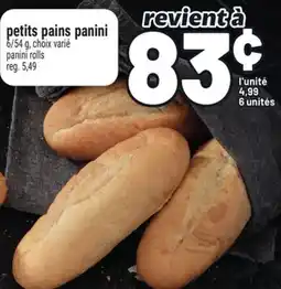 Metro PETITS PAINS PANINI | PANINI ROLLS offer