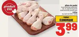 Metro PILONS DE POULET | CHICKEN DRUMSTICKS, ECONOMIC PACK offer