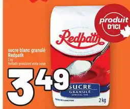 Metro SUCRE BLANC GRANULÉ REDPATH | REDPATH GRANULATED WHITE SUGAR offer