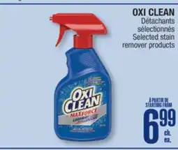 Jean Coutu OXI CLEAN Selected stain remover products offer