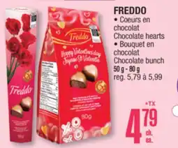 Jean Coutu FREDDO Chocolate hearts Chocolate bunch offer