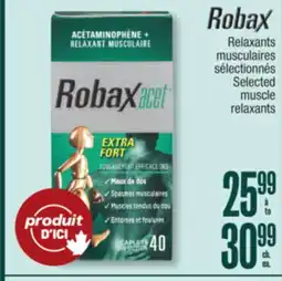 Jean Coutu Selected muscle relaxants offer