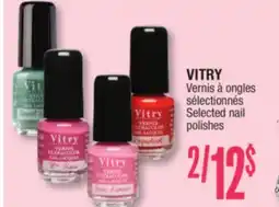 Jean Coutu VITRY Selected nail polishes offer