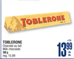 Jean Coutu TOBLERONE Milk chocolate offer