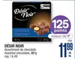 Jean Coutu DÉSIR NOIR Assorted chocolates offer