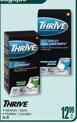 Jean Coutu THRIVE Gums, Lozenges offer