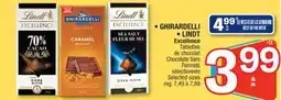 Jean Coutu GHIRARDELLI, LINDT Excellence Chocolate bars offer