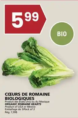 Rachelle-Bery Grocery ORGANIC ROMAINE HEARTS offer