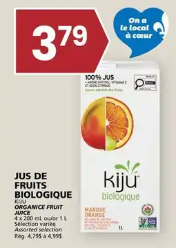 Rachelle-Bery Grocery KIJU ORGANICE FRUIT JUICE offer