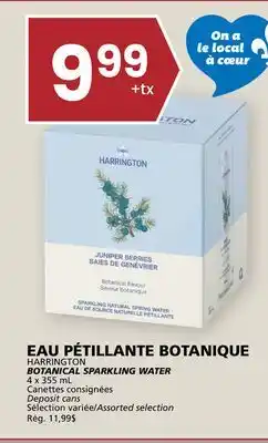 Rachelle-Bery Grocery HARRINGTON BOTANICAL SPARKLING WATER offer