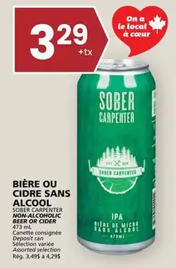 Rachelle-Bery Grocery SOBER CARPENTER NON-ALCOHOLIC BEER OR CIDER offer