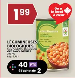 Rachelle-Bery Grocery COMPLIMENTS BIOLOGIQUE ORGANIC LEGUMES offer