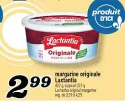 Marché Richelieu MARGARINE ORIGINALE LACTANTIA | LACTANTIA ORIGINAL MARGARINE offer