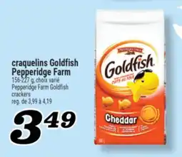 Marché Richelieu CRAQUELINS GOLDFISH PEPPERIDGE FARM | PEPPERIDGE FARM GOLDFISH CRACKERS offer