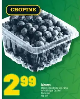 Marché Richelieu BLEUETS | BLUEBERRIES offer