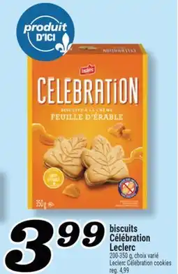 Marché Richelieu BISCUITS CÉLÉBRATION LECLERC | LECLERC CÉLÉBRATION COOKIES offer