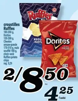 Marché Richelieu CROUSTILLES RUFFLES | RUFFLES POTATO CHIPS offer