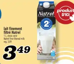 Marché Richelieu LAIT FINEMENT FILTRÉ NATREL | NATREL FINE-FILTERED MILK offer