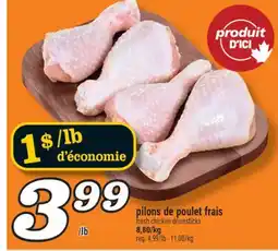 Marché Richelieu PILONS DE POULET FRAIS | FRESH CHICKEN DRUMSTICKS offer
